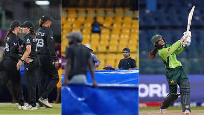 ICC Women’s World Cup: New Zealand-Pakistan clash abandoned without result; Fourth washout in Colombo | Cricket News