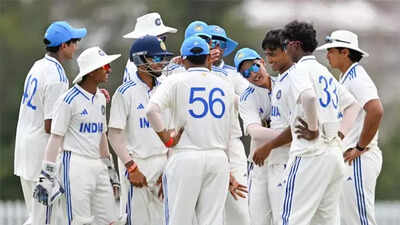 Vaibhav Suryavanshi stumbles, but India U-19 crush Australia by 7 wickets to complete Youth Test sweep | Cricket News Vaibhav Suryavanshi stumbles, but India U-19 crush Australia by 7 wickets to complete Youth Test sweep | Cricket News