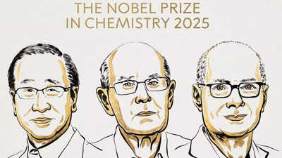 Nobel Prize in Chemistry 2025: Three scientists win award for ‘development of metal–organic frameworks’; honoured for ‘creating new rules’ Nobel Prize in Chemistry 2025: Three scientists win award for ‘development of metal–organic frameworks’; honoured for ‘creating new rules’