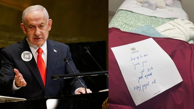 ‘We’ve been waiting for you’: Israeli PM Netanyahu, wife pen personal note for hostages; what’s inside the welcome kit ‘We’ve been waiting for you’: Israeli PM Netanyahu, wife pen personal note for hostages; what’s inside the welcome kit