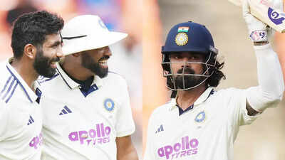 IND vs WI 1st Test, Day 1: Mohammed Siraj, Jasprit Bumrah rip through West Indies; KL Rahul slams fifty | Cricket News IND vs WI 1st Test, Day 1: Mohammed Siraj, Jasprit Bumrah rip through West Indies; KL Rahul slams fifty | Cricket News