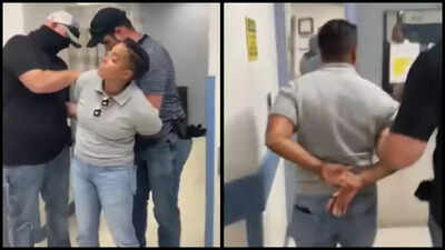 Watch: Chicago official shoved and handcuffed by ICE at hospital; Mayor condemns agents ‘abusive tactics’ Watch: Chicago official shoved and handcuffed by ICE at hospital; Mayor condemns agents ‘abusive tactics’