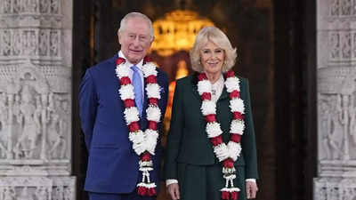 King Charles and Queen Camilla visit London’s Neasden Temple to mark its 30th anniversary King Charles and Queen Camilla visit London’s Neasden Temple to mark its 30th anniversary