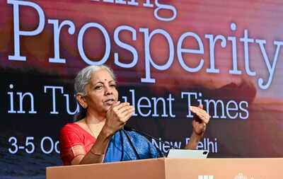 External shocks’ impact on growth limited: FM Sitharaman External shocks’ impact on growth limited: FM Sitharaman