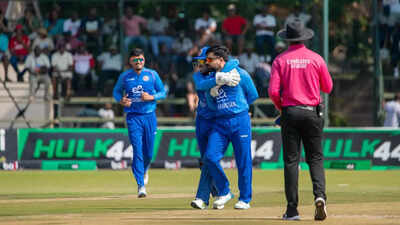 Rashid Khan, Ibrahim Zadran lead Afghanistan to T20I series win vs Zimbabwe | Cricket News Rashid Khan, Ibrahim Zadran lead Afghanistan to T20I series win vs Zimbabwe | Cricket News