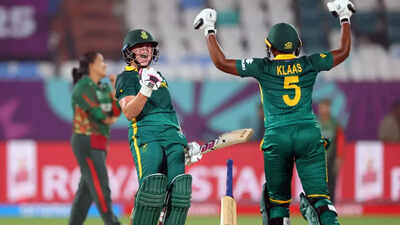 Women’s World Cup: Chloe Tryon, Nadine de Klerk guide South Africa to three-wicket win over Bangladesh | Cricket News Women’s World Cup: Chloe Tryon, Nadine de Klerk guide South Africa to three-wicket win over Bangladesh | Cricket News