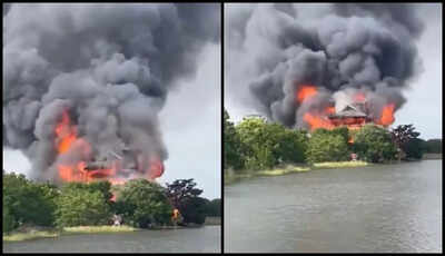 Watch: Fire engulfs South Carolina judge’s beachfront house; video shows towering plumes of smoke Watch: Fire engulfs South Carolina judge’s beachfront house; video shows towering plumes of smoke