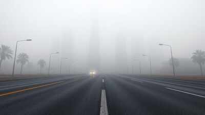 UAE: Fog set to blanket Abu Dhabi, Dubai as humidity soars; slight chance of rain by Tuesday | World News