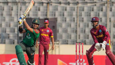 2nd ODI: After 50 overs of spin bowling and thrilling super over, West Indies beat Bangladesh to level series | Cricket News