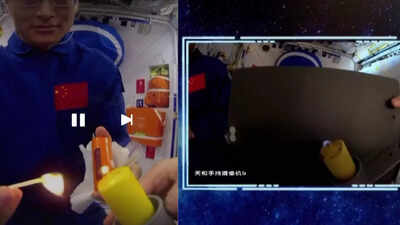 What happens when you light a match in space? Astronauts reveal the stunning blue flame mystery |