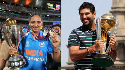 Two stands to be named after World Cup winners Harmanpreet Kaur and Yuvraj Singh at PCA Stadium | Cricket News