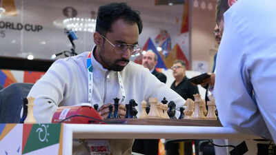 Chess World Cup: Karthik Venkataraman enters fourth round; Vidit Gujrathi bows out | Chess News