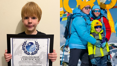 Dubai 7-year-old Ivan Krasiukov sets world record for epic Himalayan treks, completes Annapurna Circuit | World News