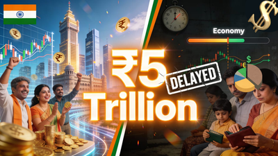 India’s delayed -trillion dream: What IMF’s new timeline means for your wallet