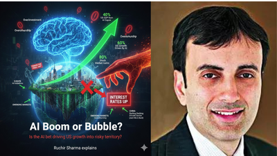 AI boom or bubble? Is the AI bet driving US growth into risky territory; Ruchir Sharma explains