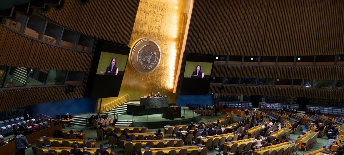 At UN, nations pledge people-first digital future, tighter AI safeguards