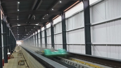 700 kmph in 2 seconds: China sets world record with high-speed maglev train – watch video