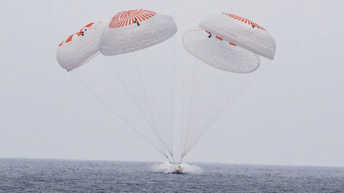 Astronauts return to Earth with Pacific splashdown following 5-month ISS mission