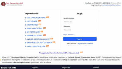 Bihar STET result 2025 likely today; here’s how to check scorecard and merit list on bihar-stet.com