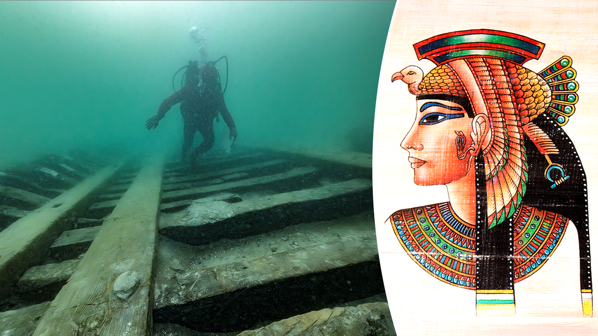Cleopatra’s ancient pleasure boat discovered in 2025 Alexandria excavation
