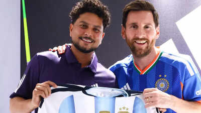 Lionel Messi gifts signed Argentina jersey to Kuldeep Yadav – See pic | Cricket News