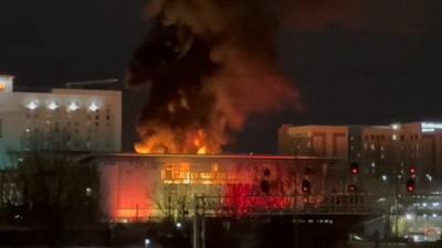 North Carolina fire: Raleigh convention center engulfed in massive blaze – watch