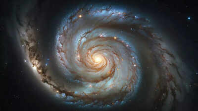 What explains a grand-design spiral galaxy only 1.5 billion years after the Big Bang |