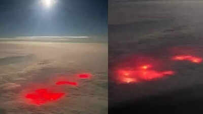 What is behind the mysterious red lights seen over the Pacific? |