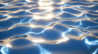 What is the colour of water, and why does it look clear in a glass but blue in the sea |