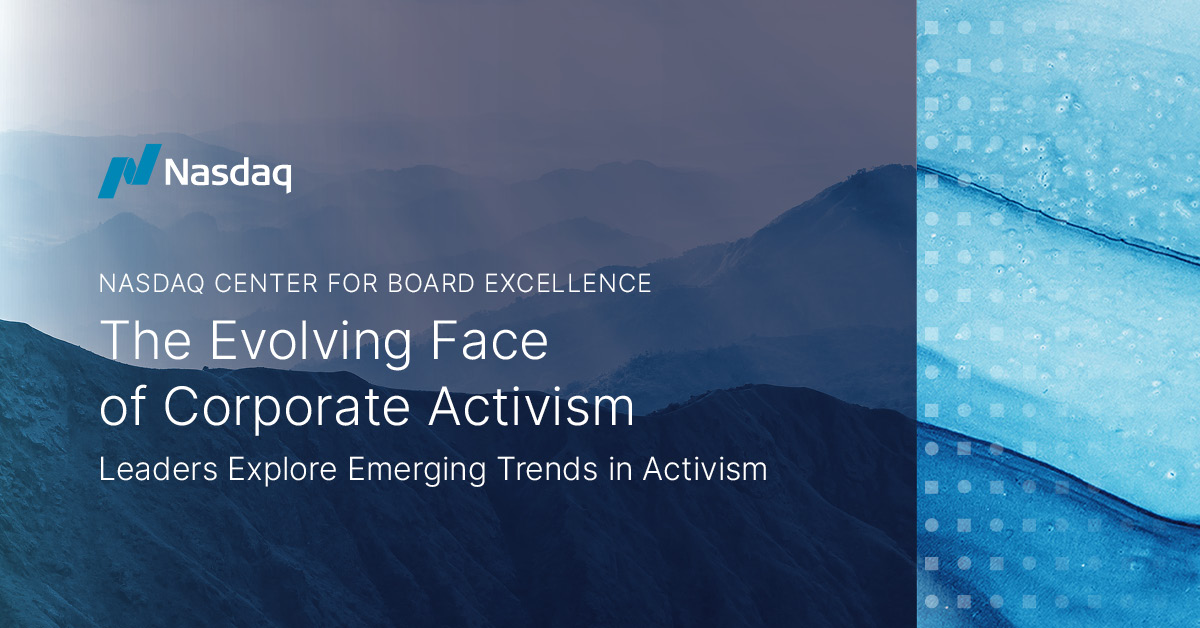 The Evolving Face of Corporate Activism