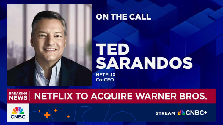 Netflix to buy Warner Bros. film and streaming assets in  billion deal