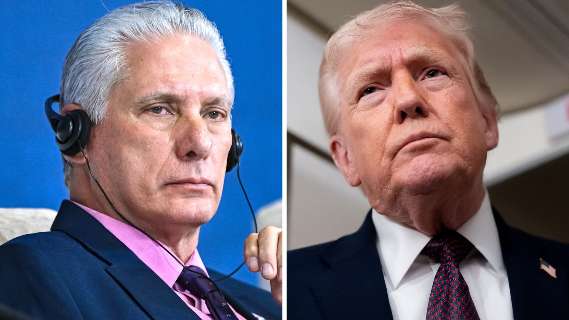 Cuba’s president says no current talks with the U.S. following Trump’s threats