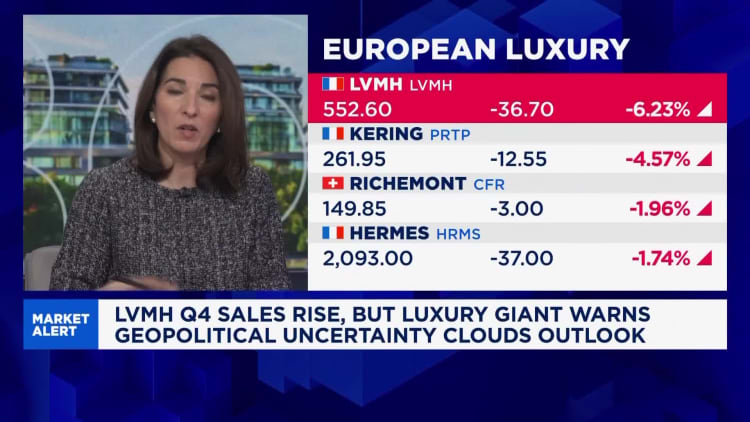 LVMH shares fall after Q4, FY results fail to impress