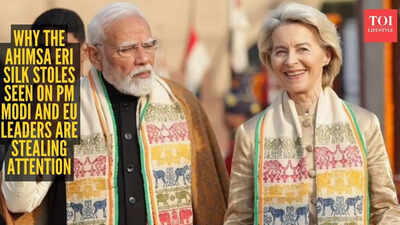 The Eri ‘Ahimsa’ silk stole worn by Ursula von der Leyen carries a powerful message