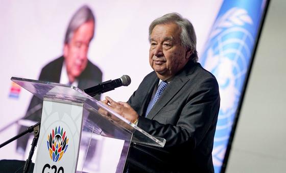 It’s time for leadership and vision, Guterres tells G20 in South Africa