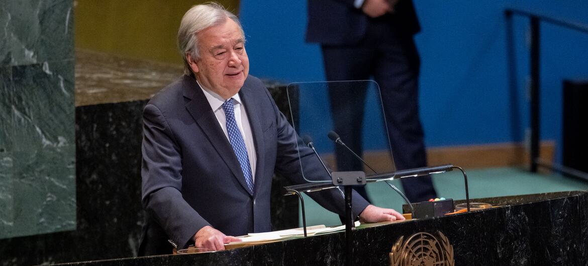 UN chief warns of a world in chaos as impunity and unpredictability spreads