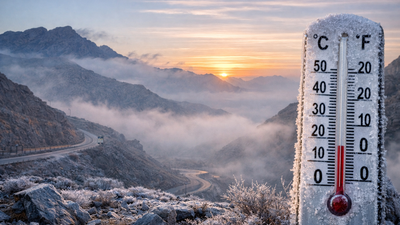 Ice in the desert? UAE records its lowest temperature of the season at 0.2°C | World News