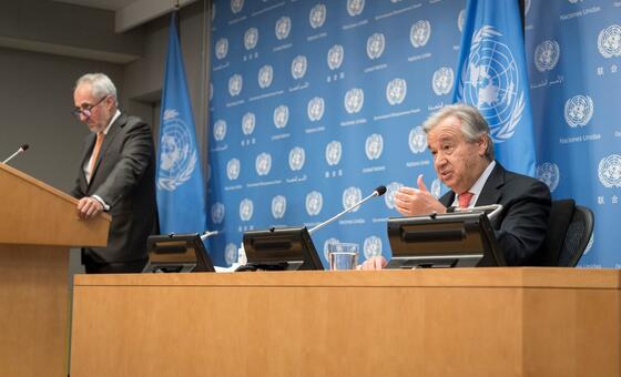 Choose peace over chaos, Guterres urges as he sets out final-year priorities