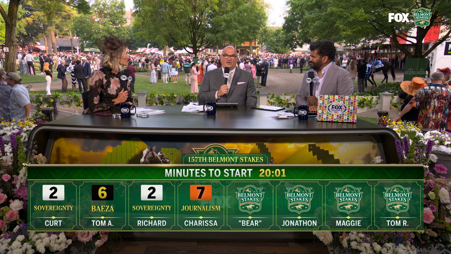 The 'Belmont Stakes on FOX' crew make their picks for the winner of the Belmont Stakes