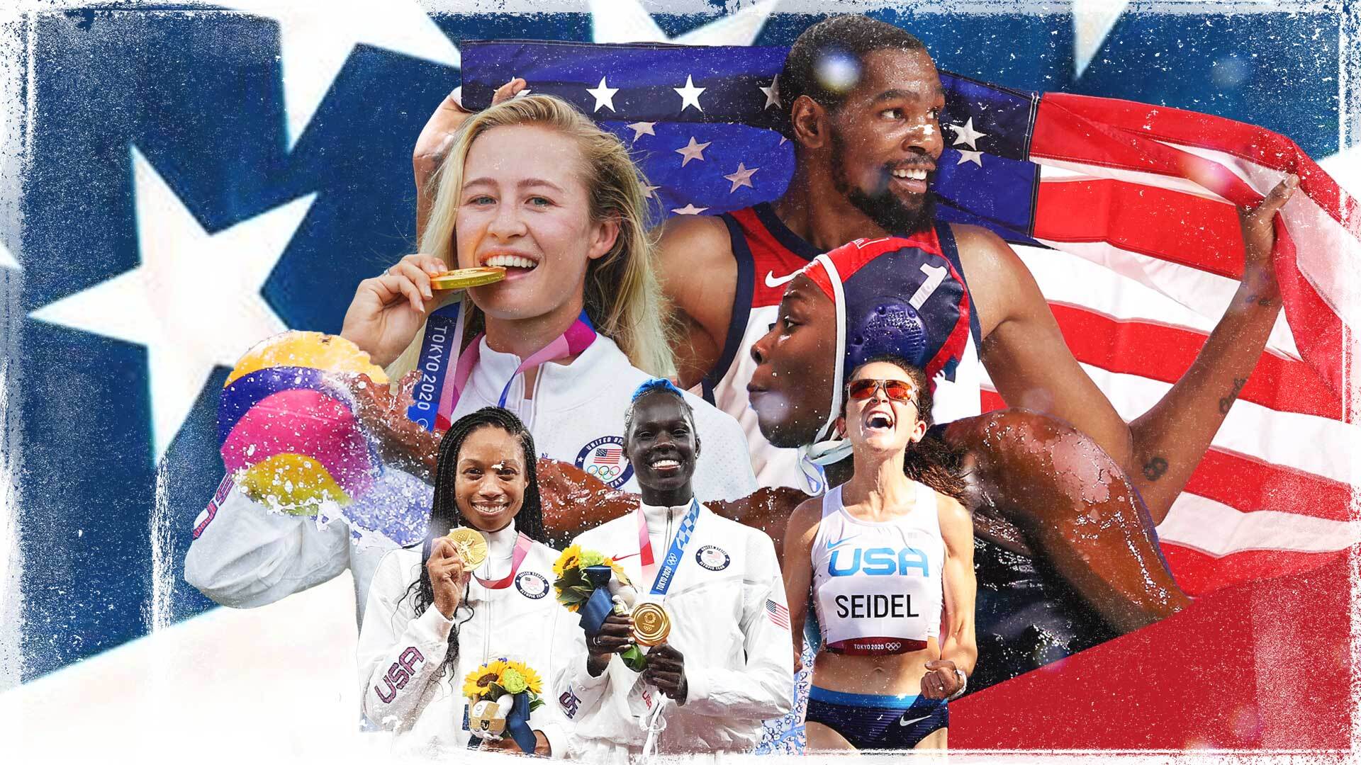 Allyson Felix breaks Carl Lewis’ record, USA women win water polo gold on Day 15