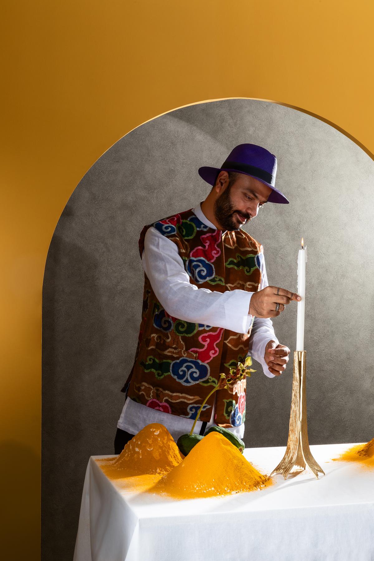 The modern Indian tablescape for Deepavali is textural, playful and rooted