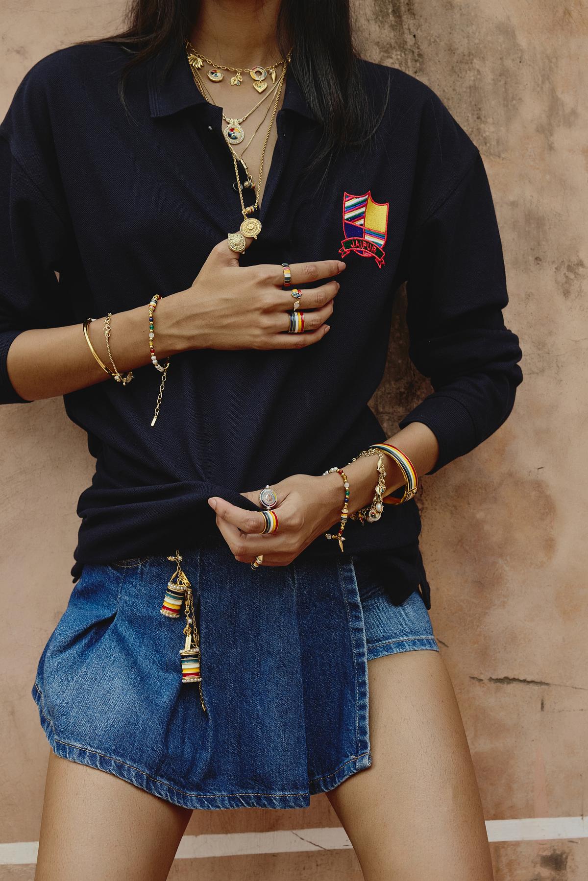 Jaipur inspired jewellery and apparel collection by Tribe Amrapali and The Palace Atelier