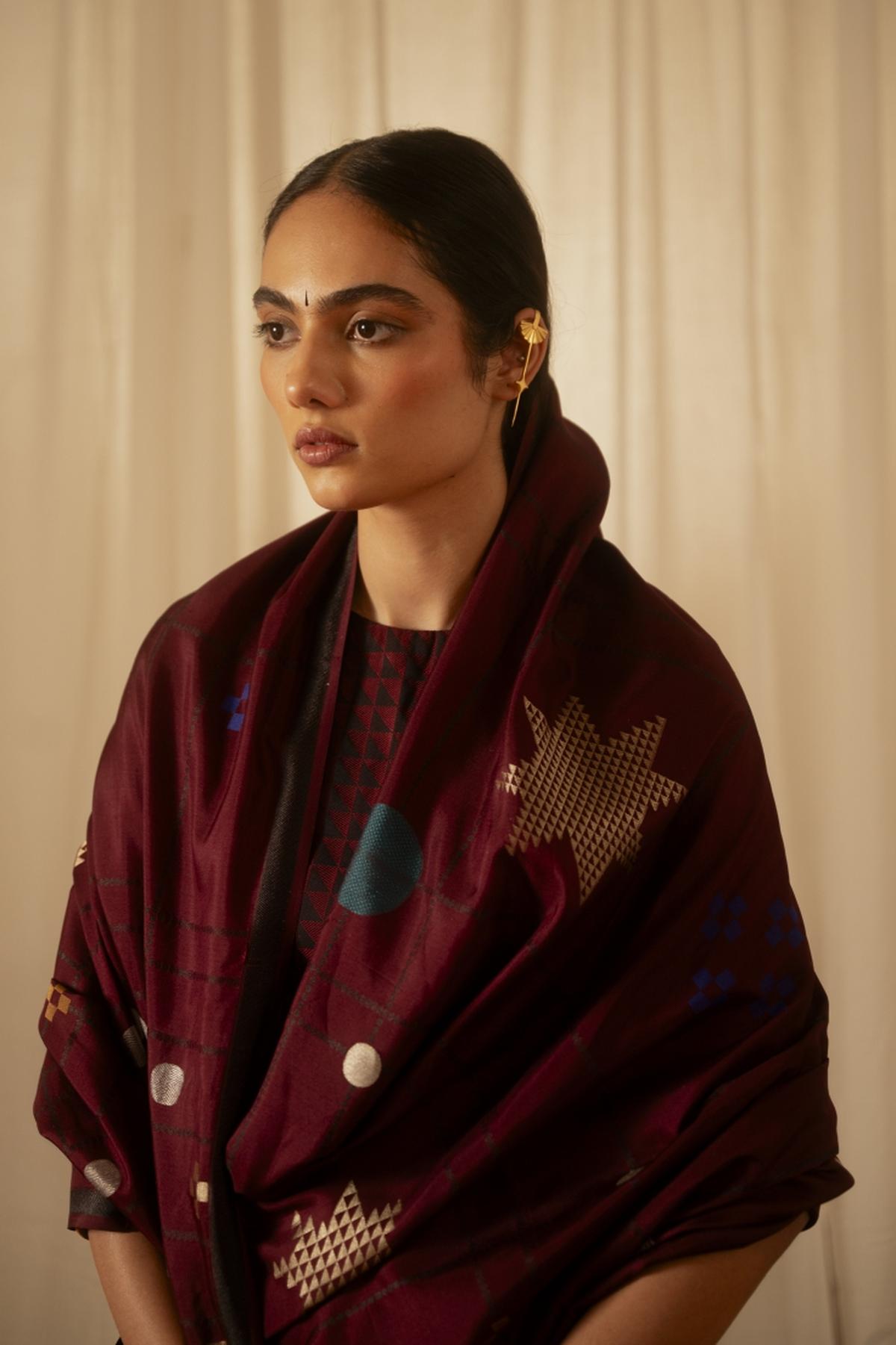 Designer Naushad Ali and Sundari Silks collaborate on contemporary saris with a Tamil touch