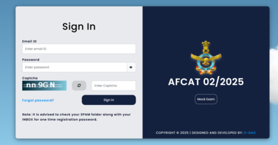 AFCAT-1 city intimation slip 2026 released: Check details here