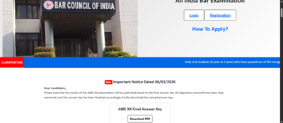 AIBE 20 final answer key 2025 released; exam result expected soon: Direct link to download here