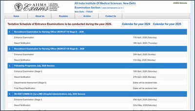 AIIMS NORCET 10 recruitment 2026 exam date out; check eligibility, selection process, and other details here