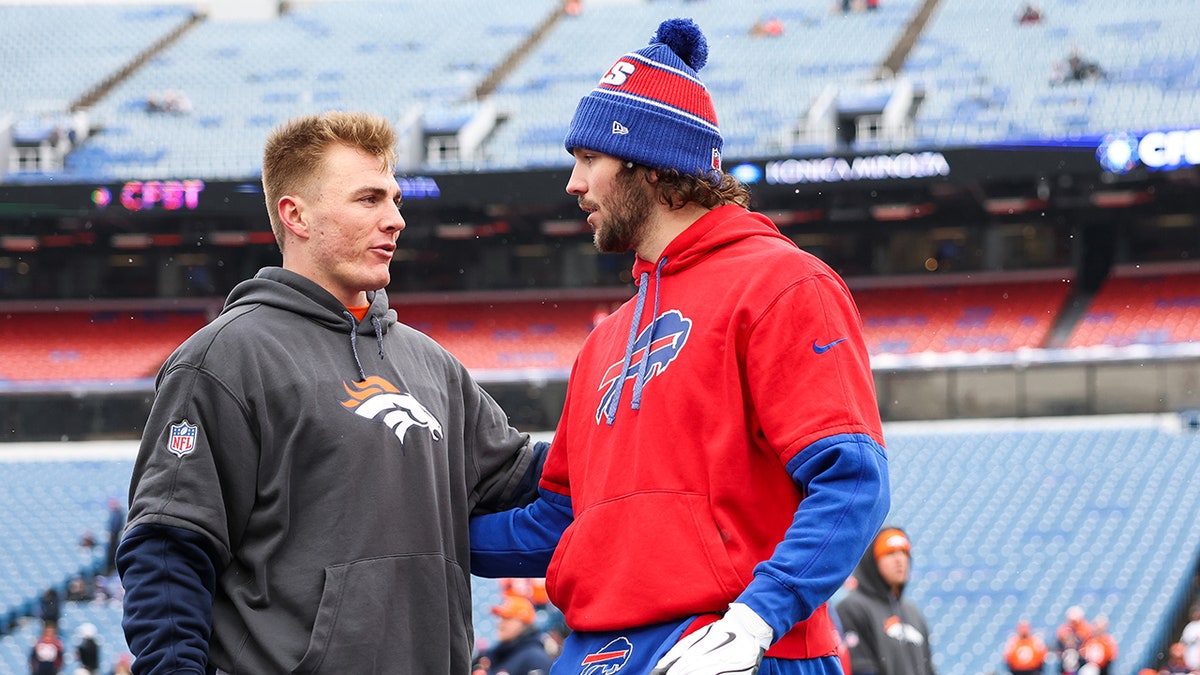 Broncos’ Bo Nix heaps praise on Bills MVP Josh Allen before playoff showdown