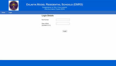 EMRS Tier 1 answer key 2025, response sheet released at nests.tribal.gov.in; download here