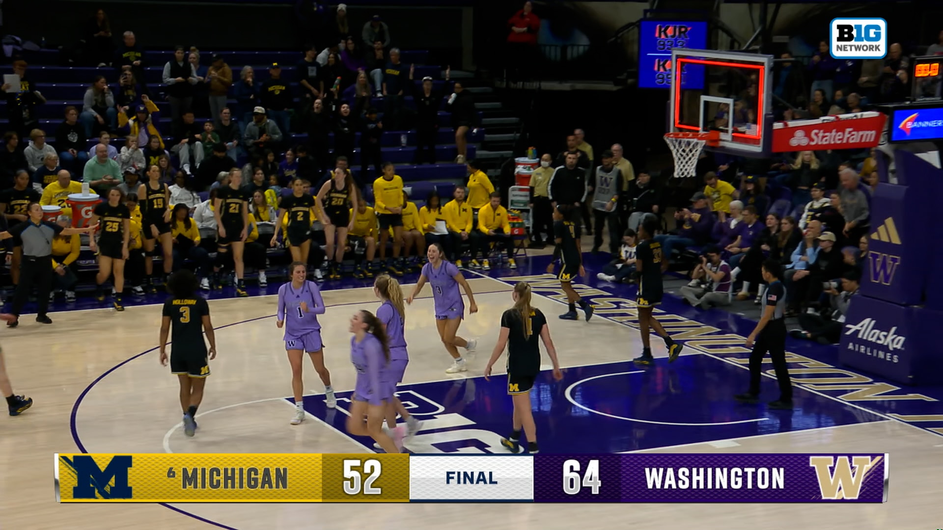 Washington locks up defensively to seal big UPSET win over Michigan