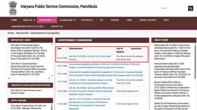 HPSC HCS 2026 notification released: Apply online from 6 February, check eligibility, selection process, exam dates